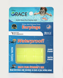GRACE FLEXIBLE EARPLUGS CHILDREN 6PIECES