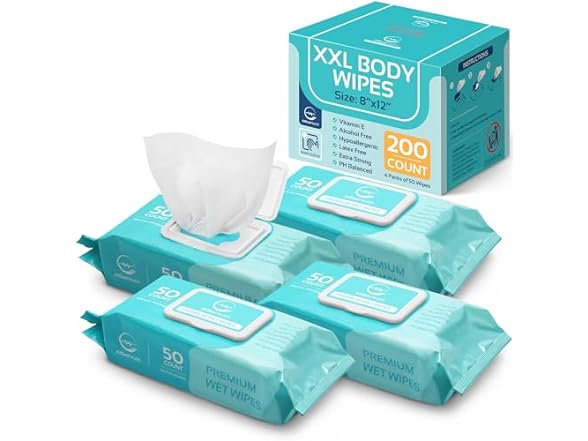 XL WET WIPES PALTINUM 24 WIPE