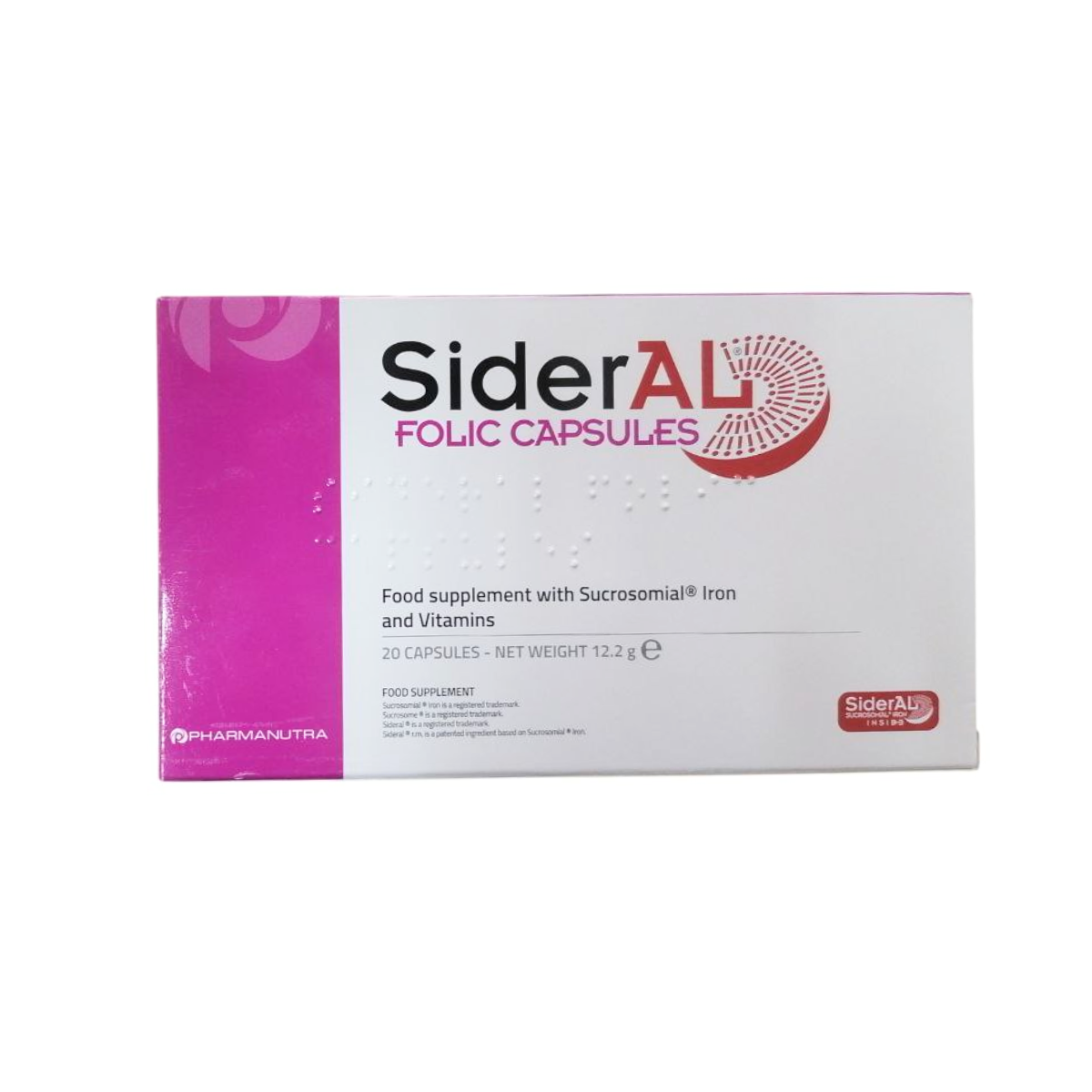 SIDERAL FOLIC 20 CAP