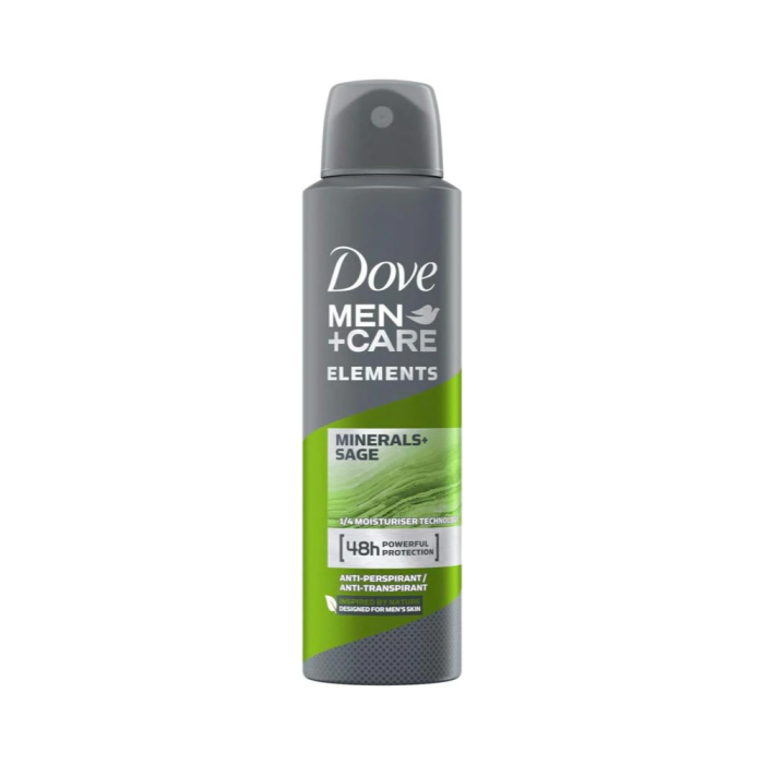 DOVE SPRAY MEN+CARE MINERALS SAGE 250 ML