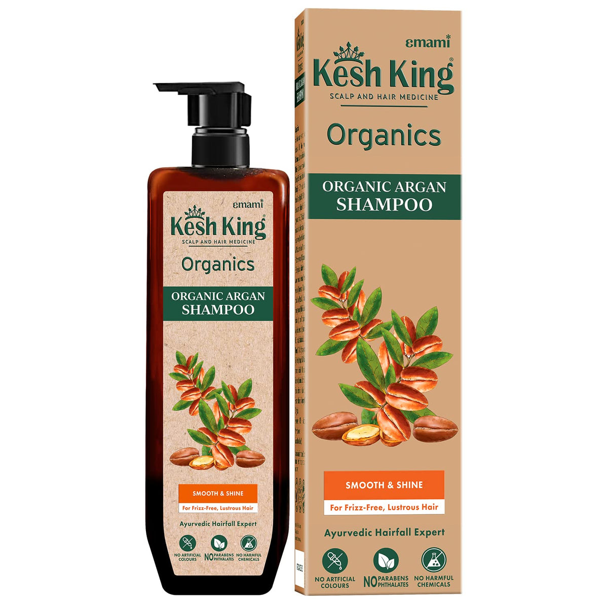 EMAMI KESH KING ORGANICS ARGAN SHAMPOO 300ML