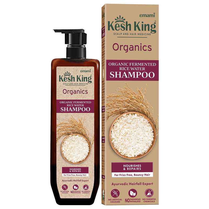 EMAMI KESH KING ORGANICS RICE WATER SHAMPOO 300ML
