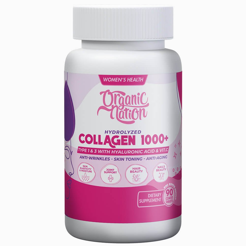 ORGANIC NATION COLLAGEN 1000MG 90 TAB