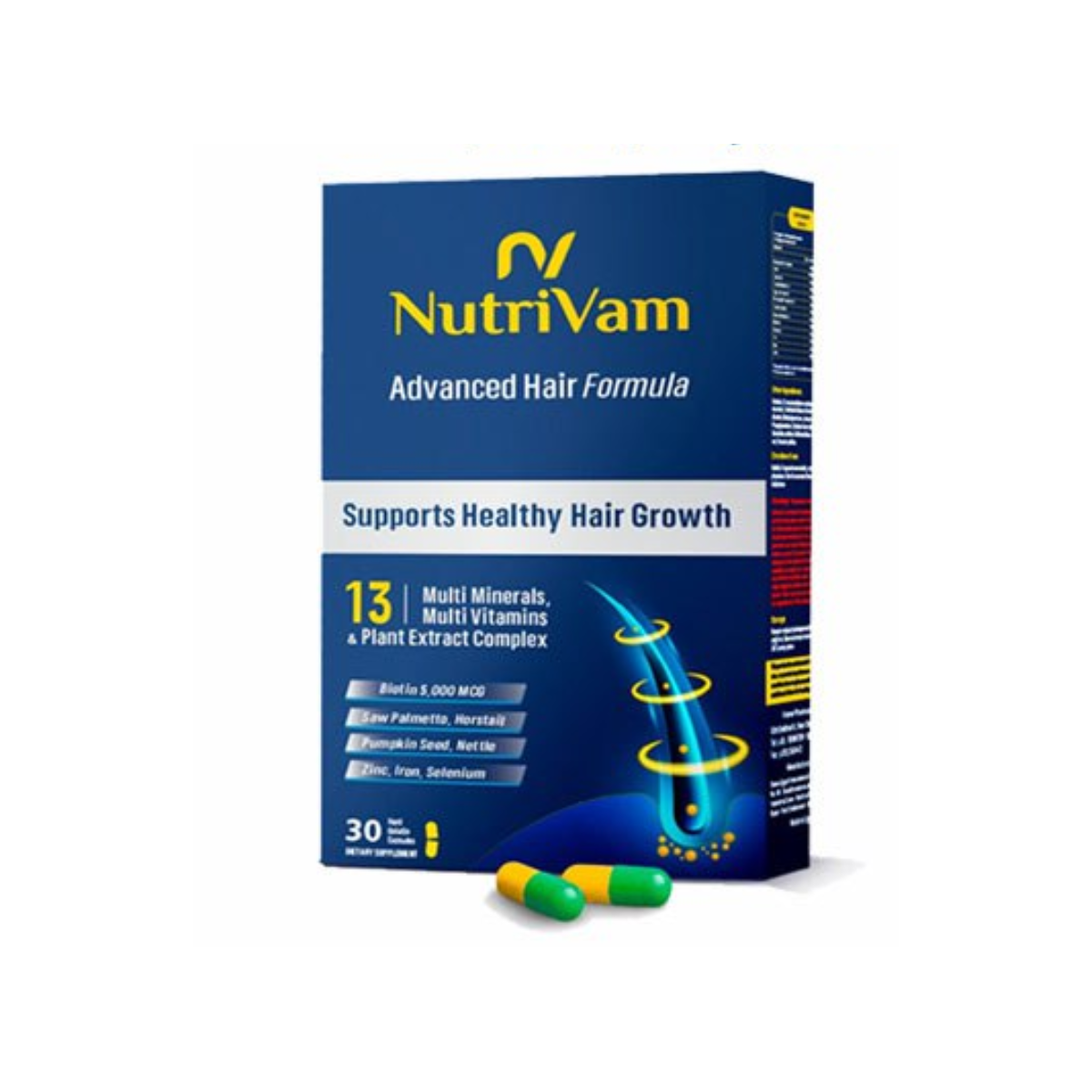 NUTRIVAM ADVANCED HAIR FORMULA 30 CAP