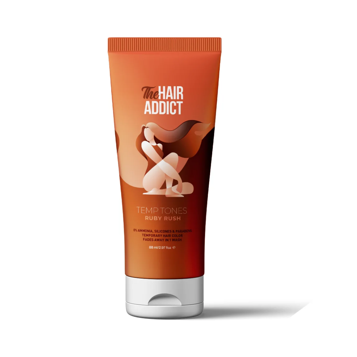 THE HAIR ADDICT TEMP RUBY RUSH 88ML