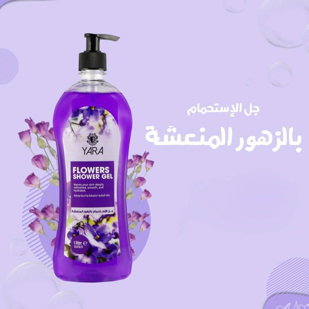 YARA SHOWER GEL FLOWERS 3LITER