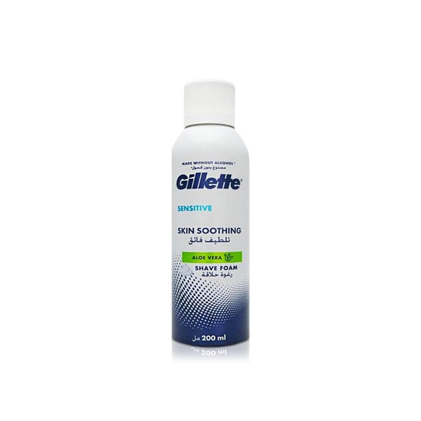 GILLETTE SHAVING FOAM SENSITIVE SOOTHING 200ML