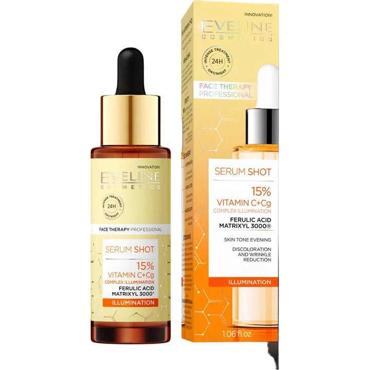 EVELINE SERUM SHOT VITAMIN C+CG (15) 30ML