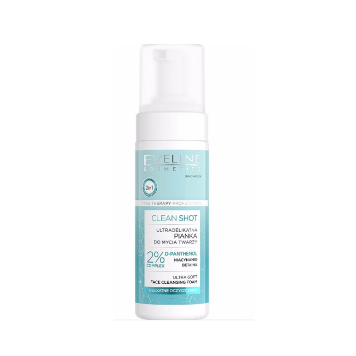 EVELINE CLEAN SHOT PIANKA FOAMING WASH 150ML