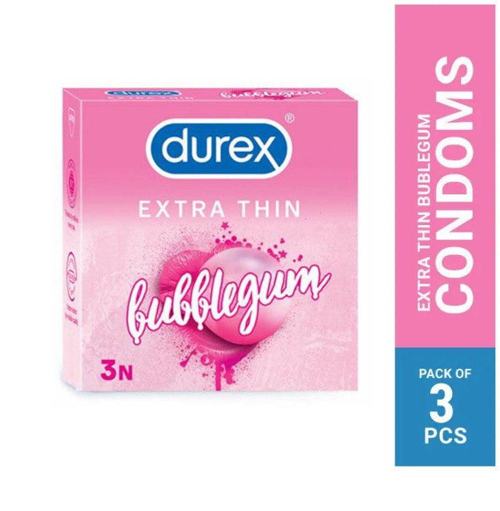DUREX EXTRA THIN BUBBLEGUM 3N