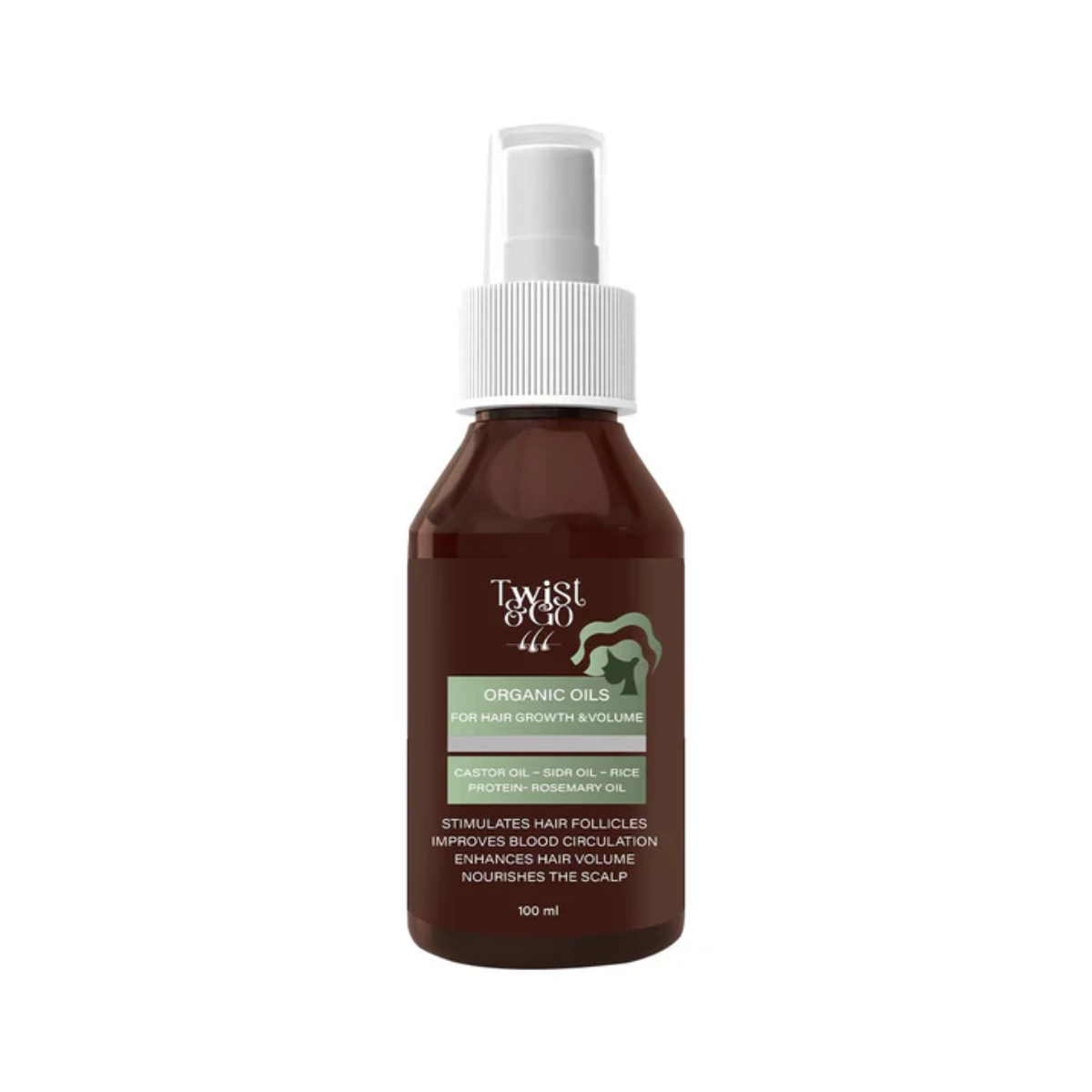 TWIST & GO ORGANIC OILS FOR HAIR GROWTH 100ML