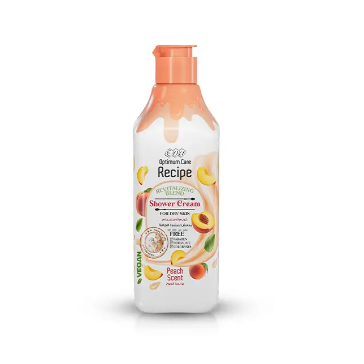 EVA RECIPE SHOWER CREAM PEACH SCENT 370ML