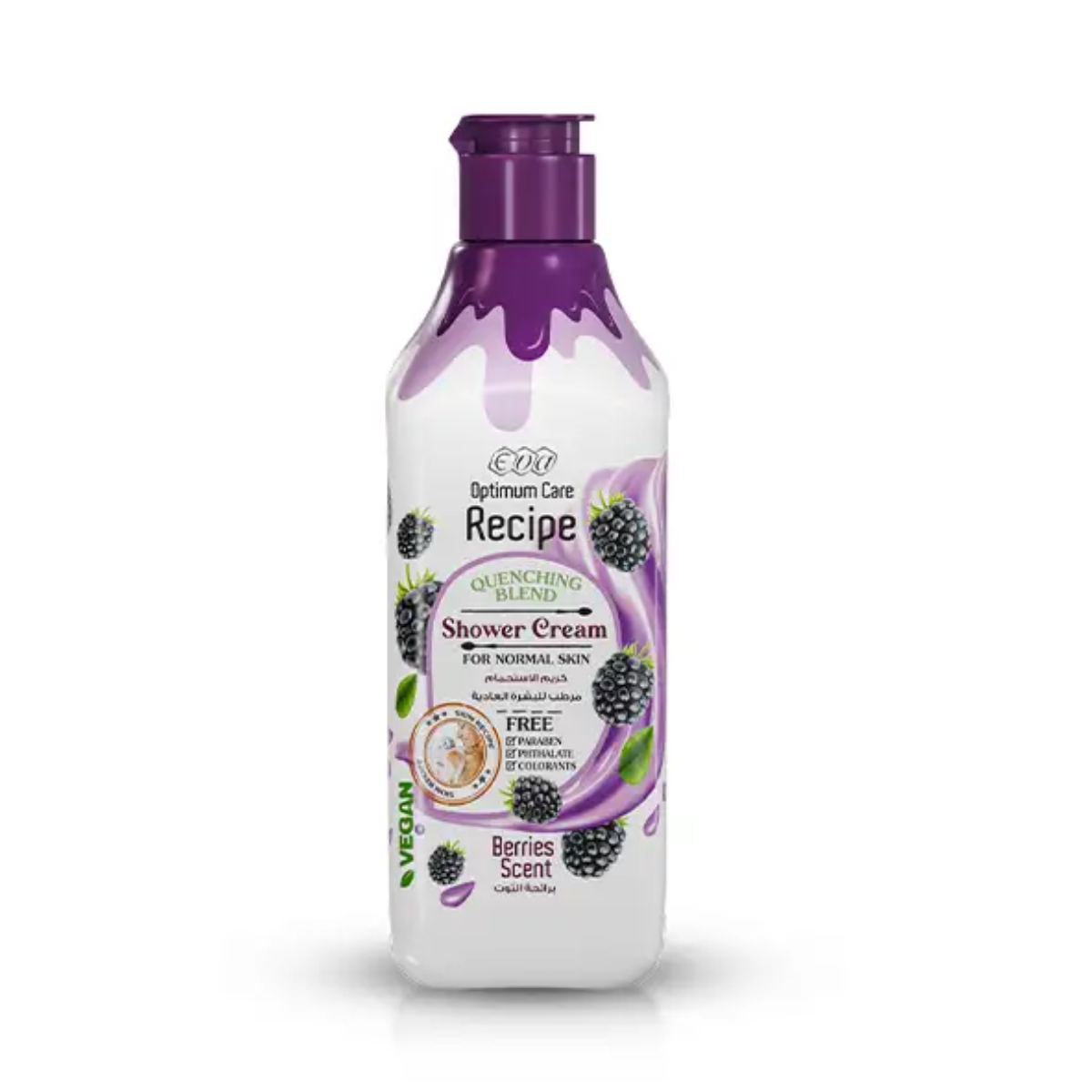 EVA RECIPE SHOWER CREAM BERRIES SCENT 370ML