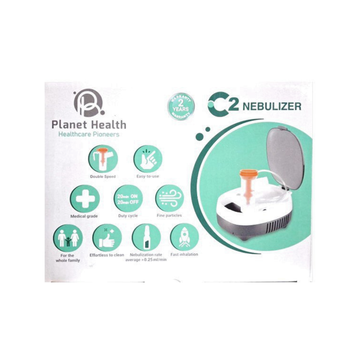 PLANET HEALTH C2 NEBULIZER (90472)