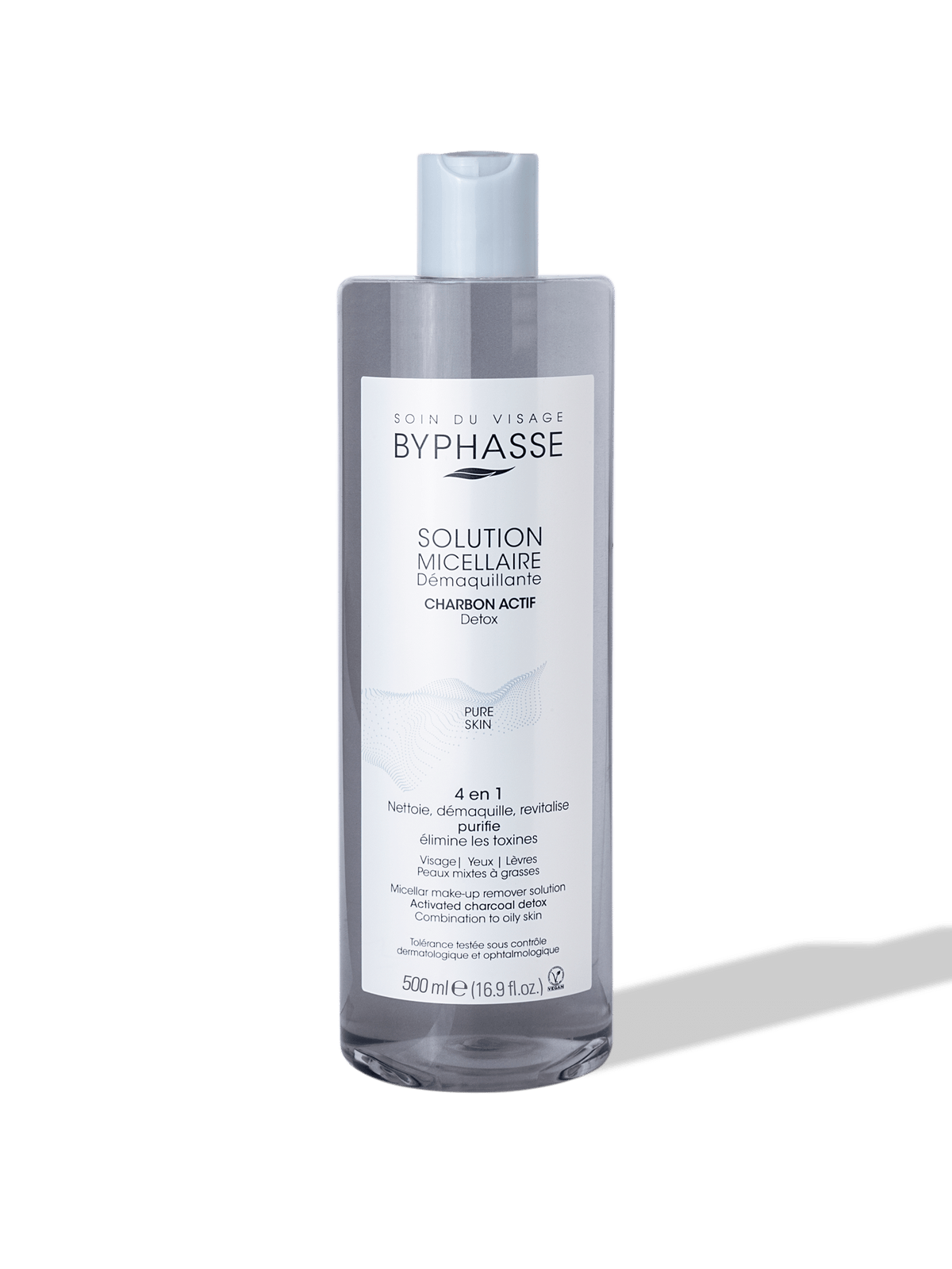 BYPHASS MAKE UP REMOVER CARBON ACTIVE 500ML