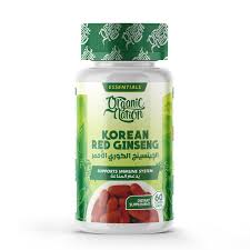 ORGANIC NATION RED KOREAN GINSENG 60 TAB
