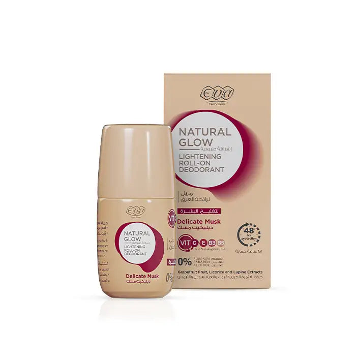 EVA NATURAL GLOW DEO DELICATE MUSK SCENT 60GM