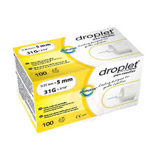 DROPLET PEN NEEDLES (5) MM 31G