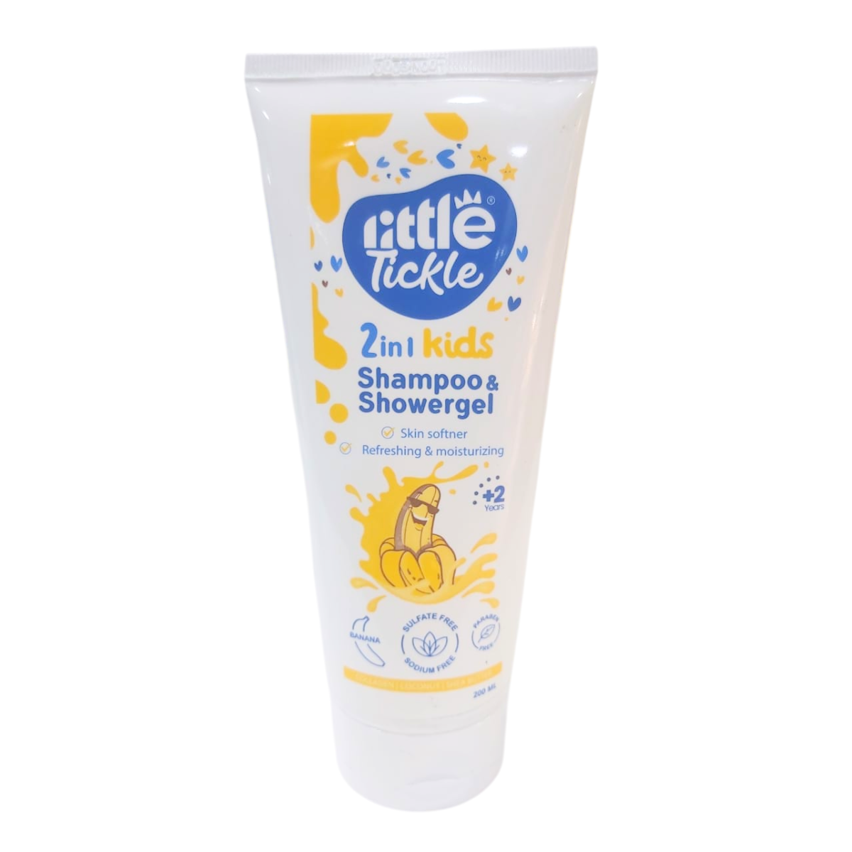 LITTLE TICKLE 2IN1 SHAMPOO+SHOWER BANANA