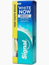 SIGNAL WHITE NOW EXTRA FRESH OFFER+BRUSH