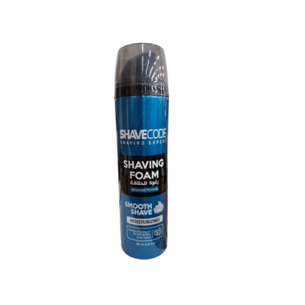 SHAVE CODE SHAVING FOAM MOSITURIZING 200ML