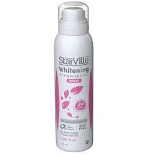 STARVILLE WHITENING DEO SPRAY LIGHT PINK 200ML.