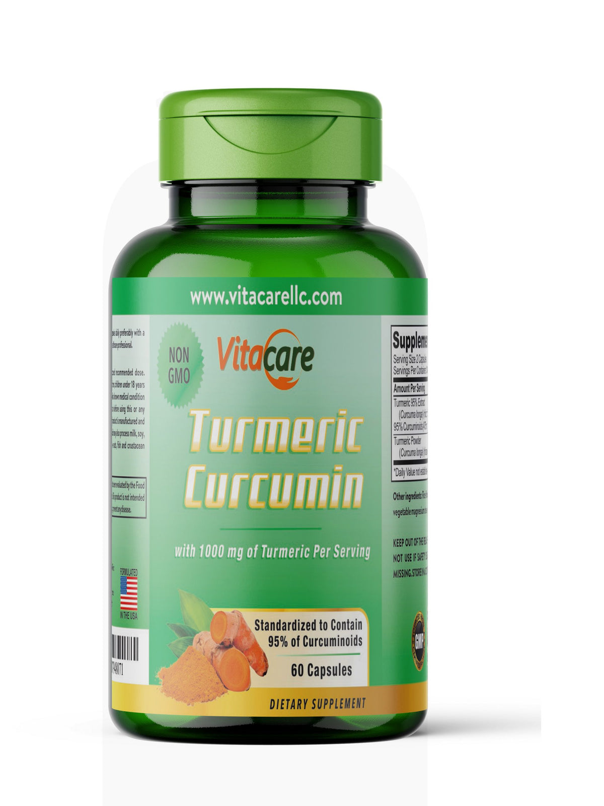 VITACARE TURMERIC CURCUMIN 500 MG 60 CAP