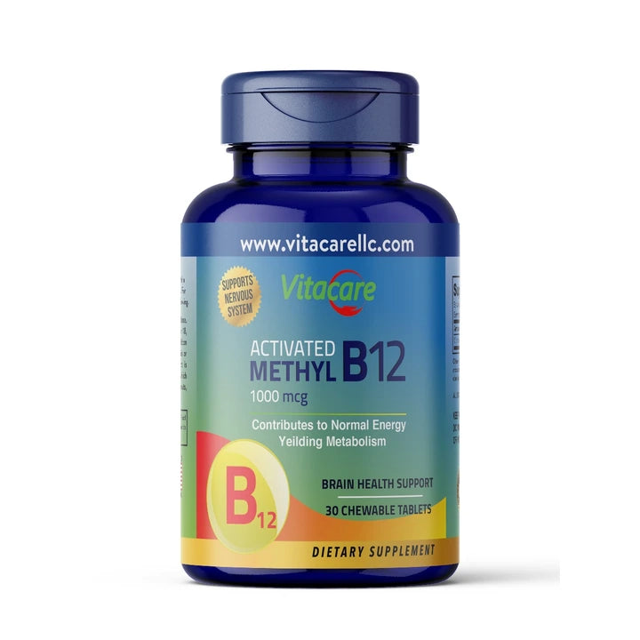 VITACARE METHYL B12 1000 MCG 30 CHEW TAB