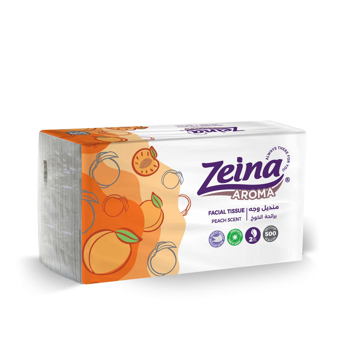 ZEINA 500 PEACH