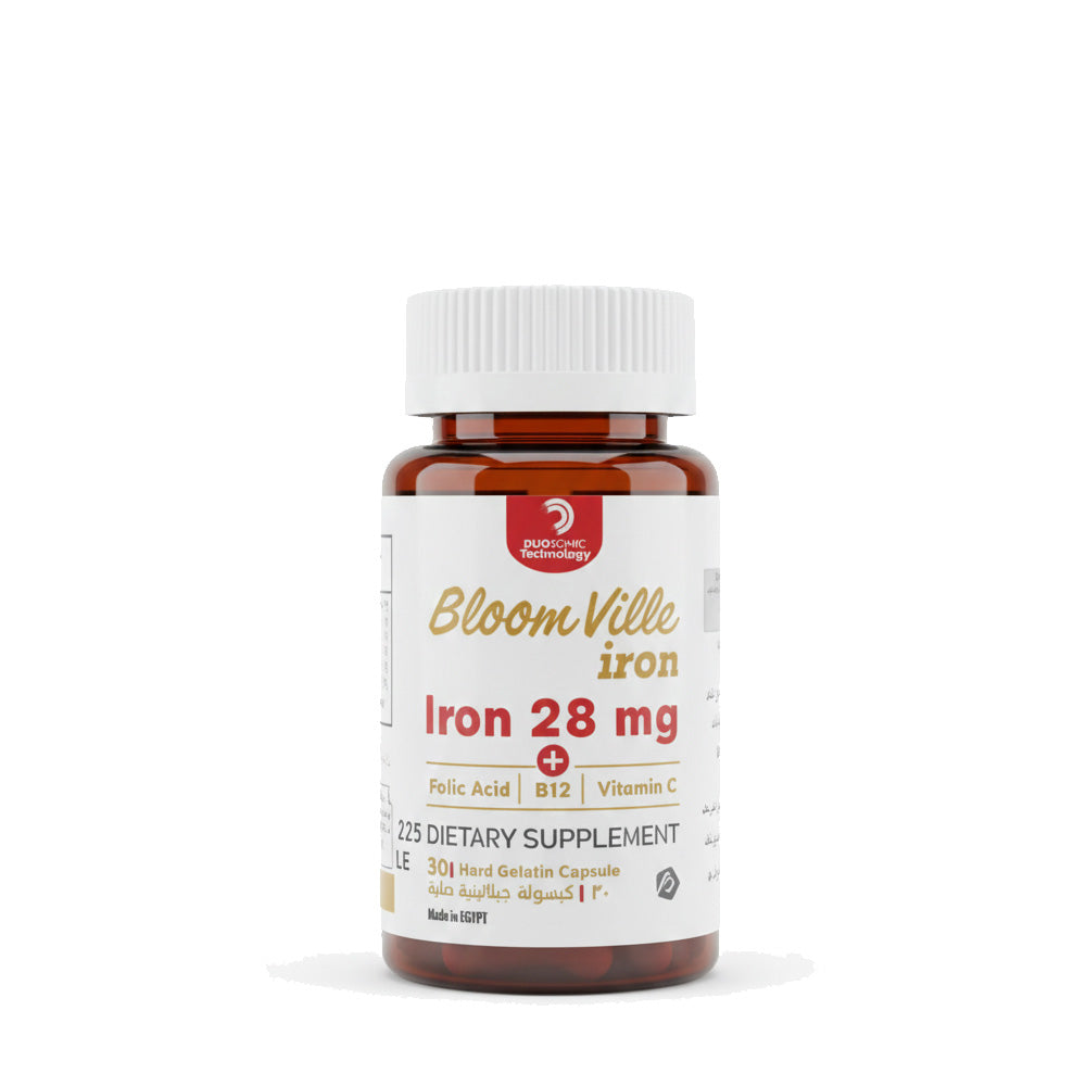 BLOOM VILLE IRON 28 MG 30 CAP