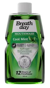 BREATH DAY MOUTH WASH COOL MINT 300ML
