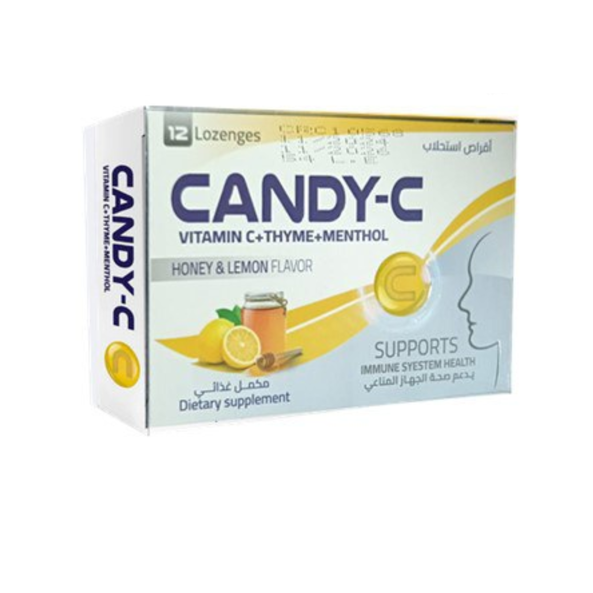 CANDY C HONEY&LEMON 12 LOZ