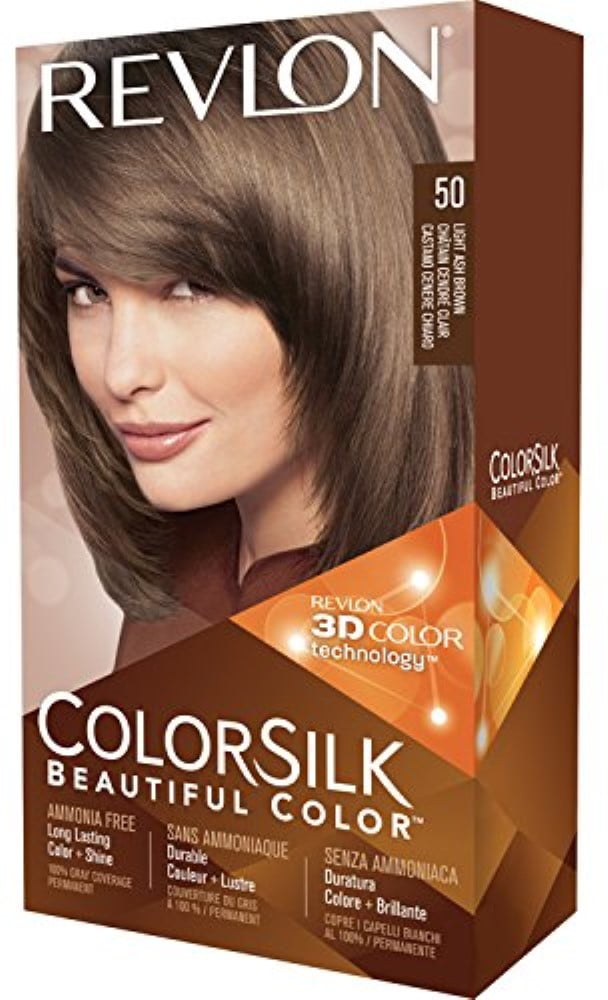 REVLON COLOR SILK 50 LIGHT ASH BROWN