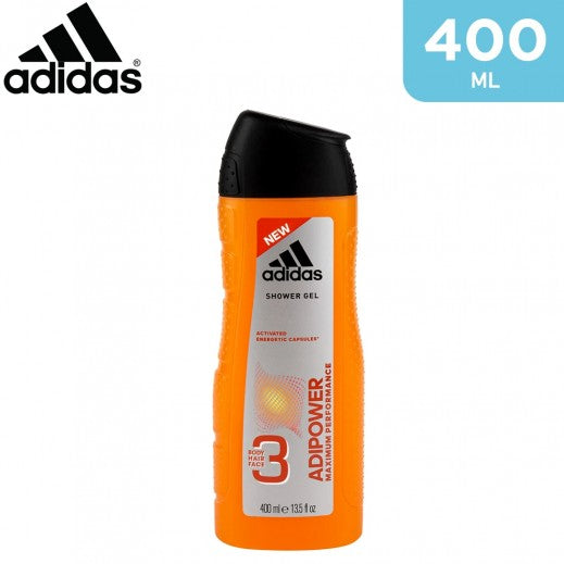 ADIDAS SHOWER GEL 3 IN 1 (M) ADIPOWER 400 ML