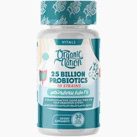 ORGANIC NATION PROBIOTICS 25 BILLION 30 CAP