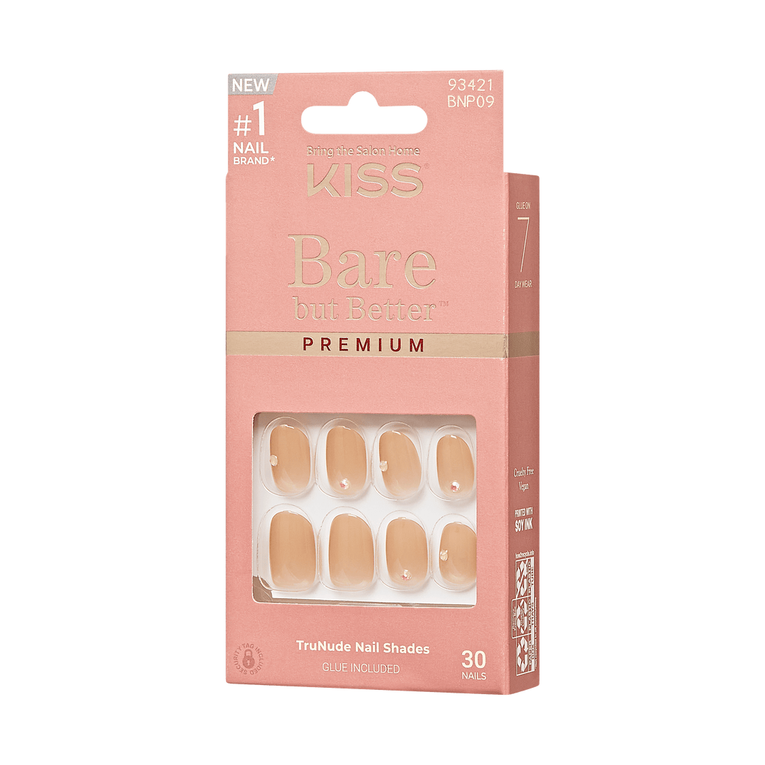 KISS NAILS BARE BUT BETTER (91890)