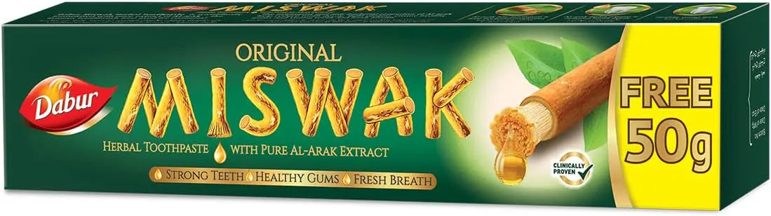 DABUR MISWAK 50GM+10G FREE
