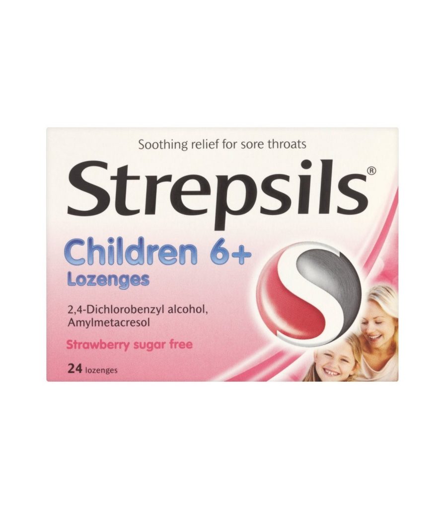STREPSILS CHILDREN 6+ (STRAWBERRY) 16 LOZENGES
