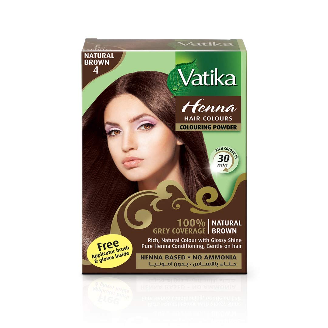 VATIKA HENNA 4 NAURAL BROWN