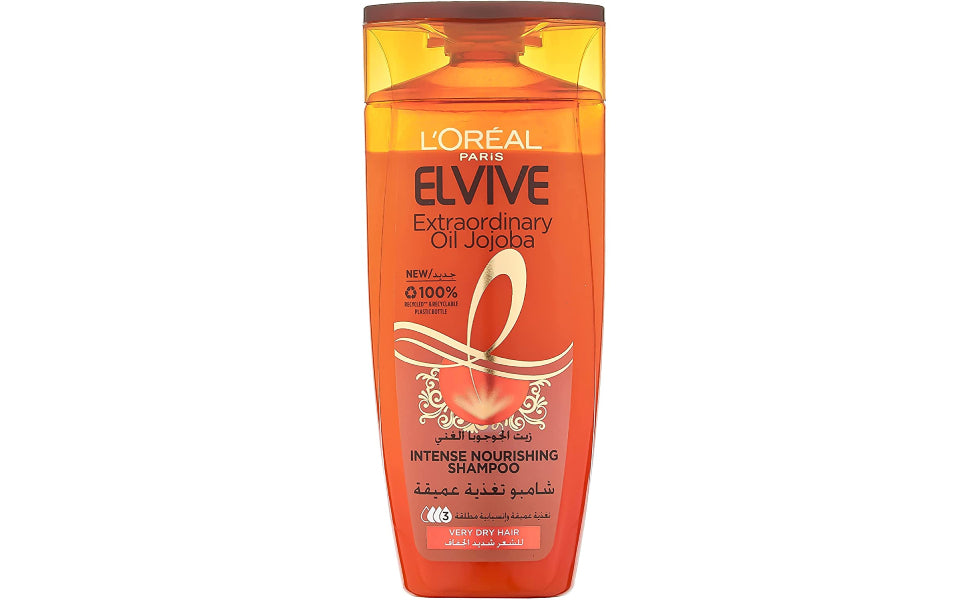 LOREAL ELVIVE SHAMPOO EXTRA OILS JOJOBA 400ML.
