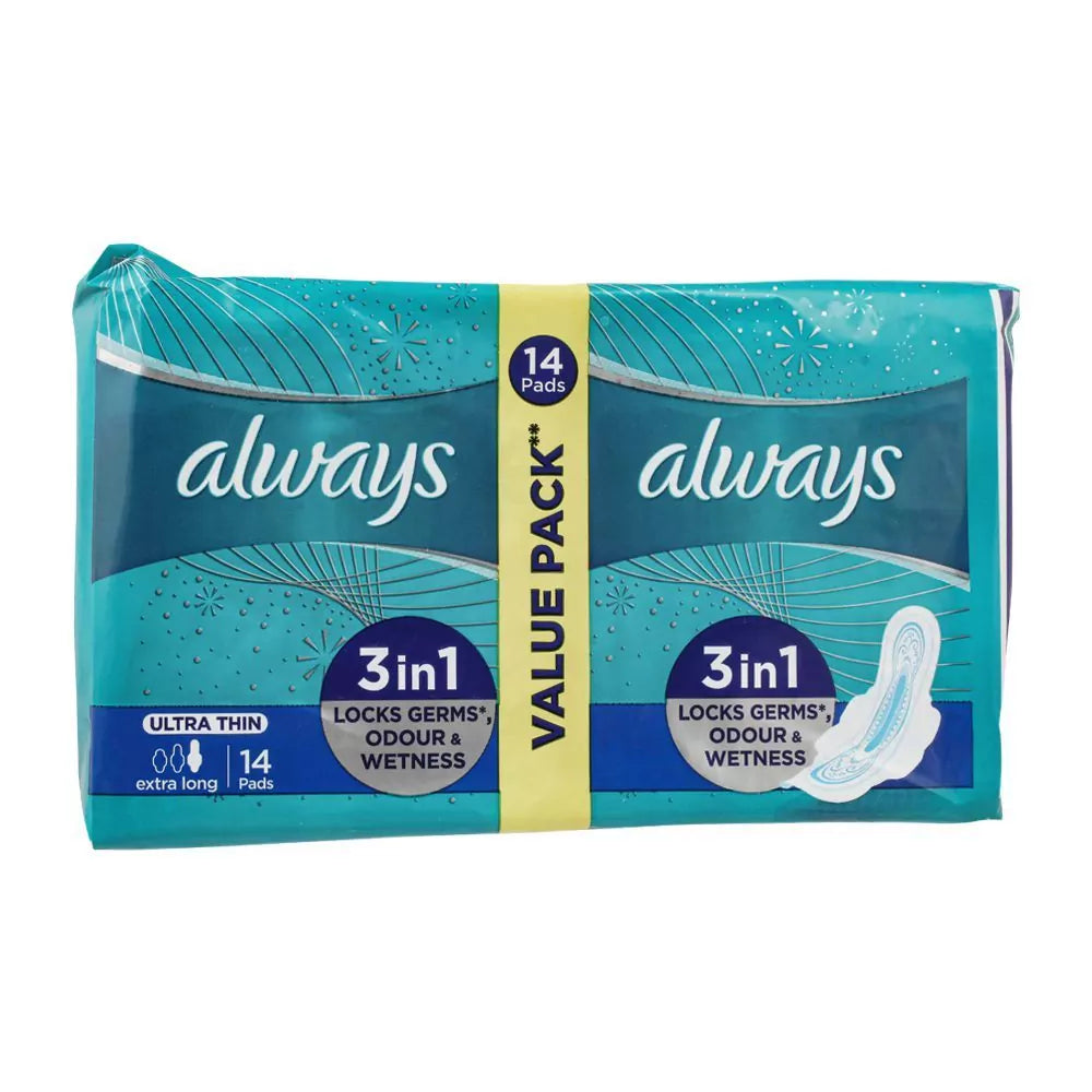 ALWAYS ULTRA PROTECT PLUS EXTRA LONG 14 PADS