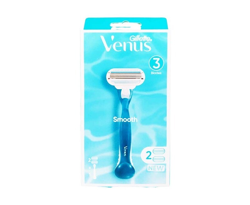 GILLETTE VENUS SMOOTH 3BLADES RAZOR+2CART