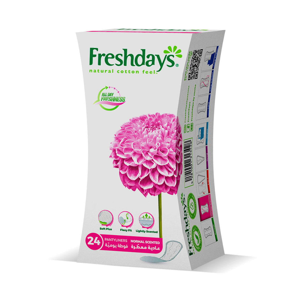 FRESHDAYS NORMAL 24 PCS SCENTED