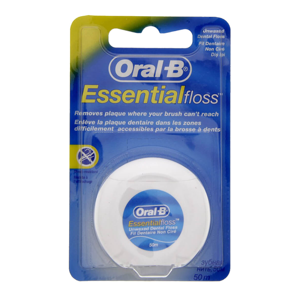 ORAL B ESSENTIAL FLOSS UNWAXED