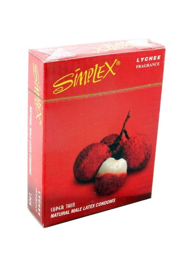 SIMPLEX CONDOMS LYCHEE 3P