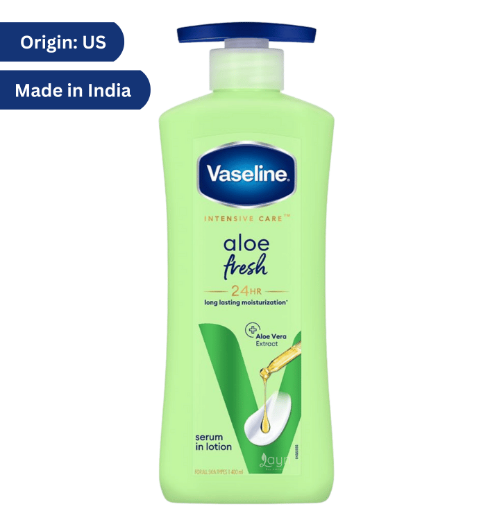 VASELINE B. LOTION ALOE FRESH 400ML