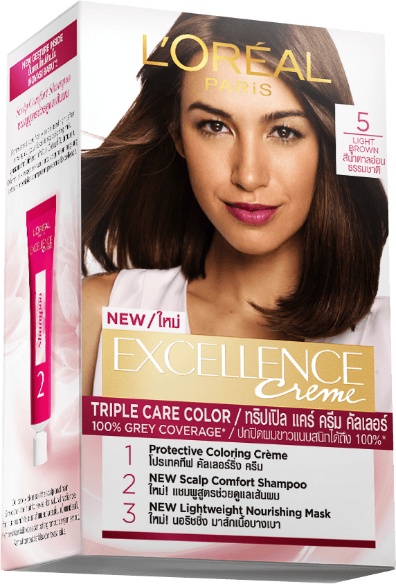 LOREAL EXCELLENCE (5) LIGHT BROWN
