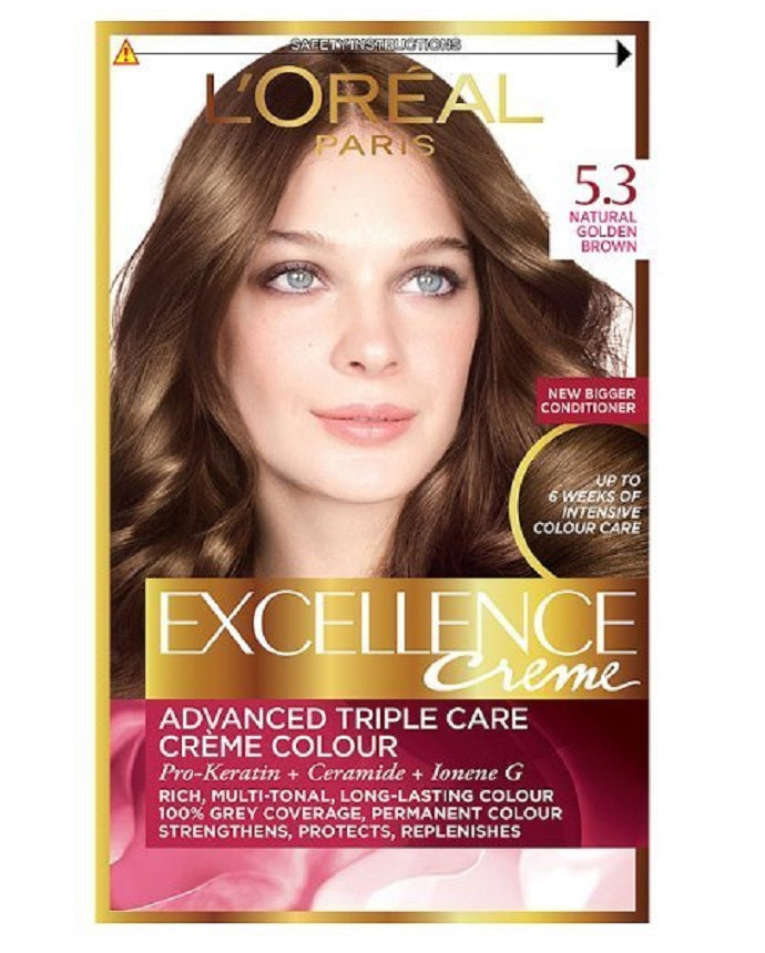 LOREAL EXCELLENCE (5.3) GOLDEN LIGHT BROWN